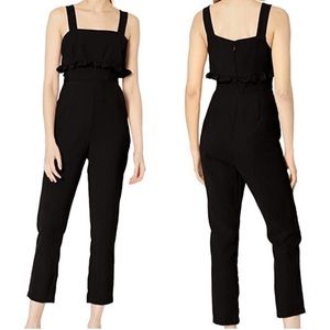 NWT- BCBGeneration Black Ruffle Romper
